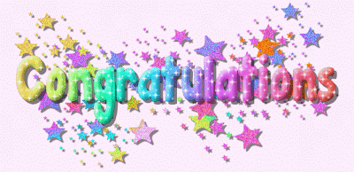 Congrats glitter gifs for you 4