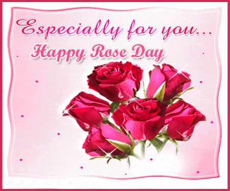 Especially For You Happy Rose Day Gif