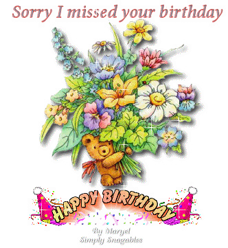 happy birthday belated dear 4