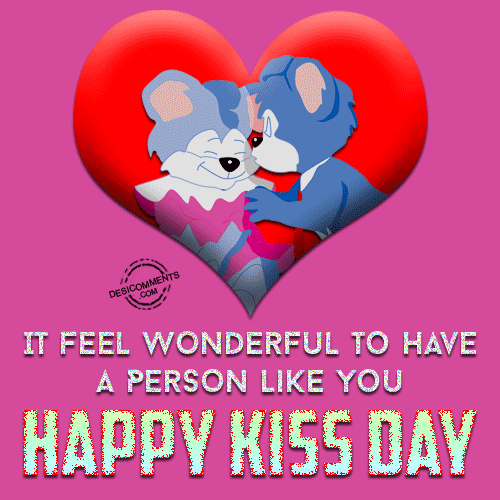 Happy Kiss Day 2017 Gif Image Pictures For Whatsapp Facebook