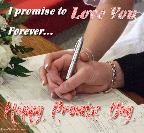 Happy Promise Day 2017 Glitter Gif For Whatsapp Facebook