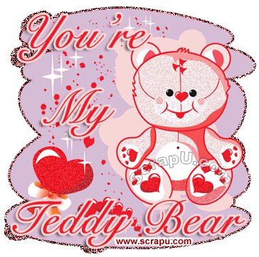 Youre My Teddy Bear Glitter
