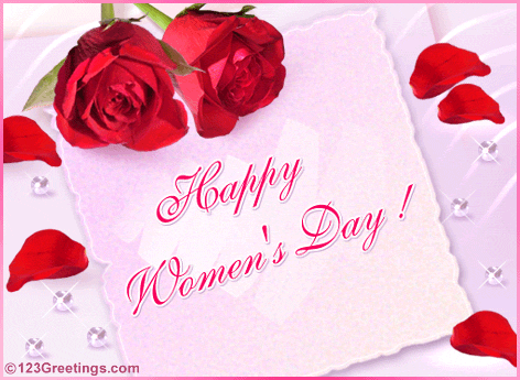 Greetings Happy Womens Day Card