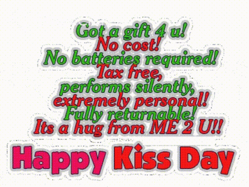 Happy Kiss Day हैप्पीकिसडे