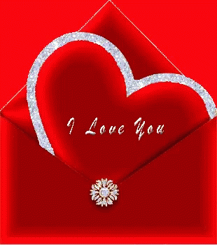 I Love You Love Notes Red