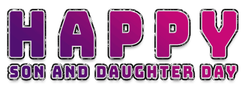 Happy Daughters Day Glitter Animation2