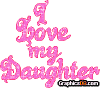 Happy Daughters Day Glitter Animation3