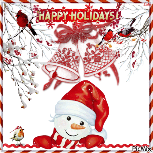 402632 Happy Snowman Happy Holidays