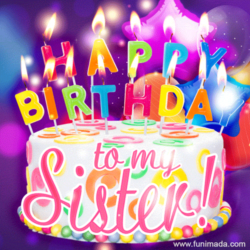 Animated Happy Birthday To Sister Gif9