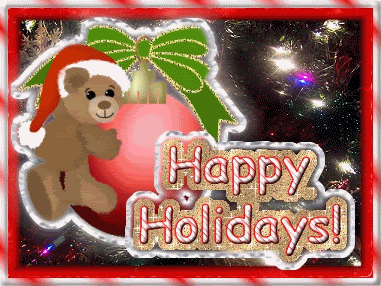 Glitter Animated Happy Holiday4