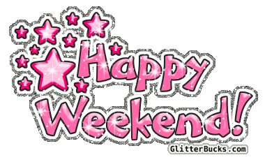 Happy Weekend Glitter Gif6
