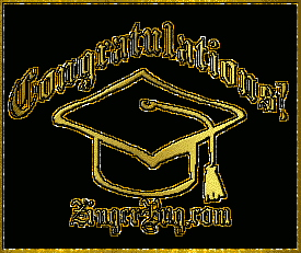 Gold Graduation Hat