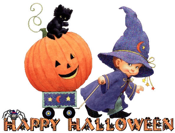 Happy Halloween Glitter Animation7