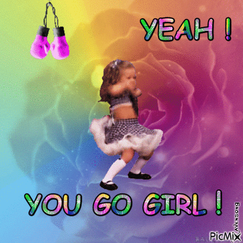 You Go Girl Glitter Gif3
