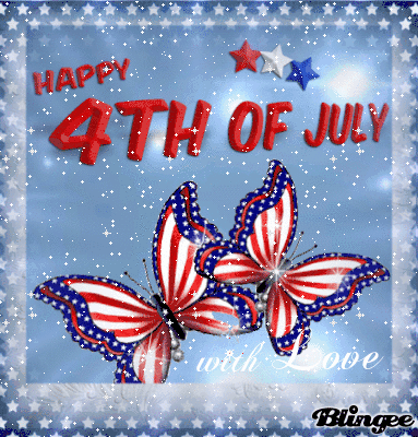 333353 Butterfly And Stars Happy 4th Of July Gif
