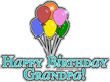 Happy Birthday Grandpa Glitter Gifs 2