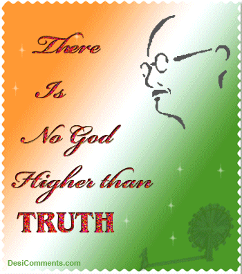 Wishes On Gandhi Jayanti Glitters 3